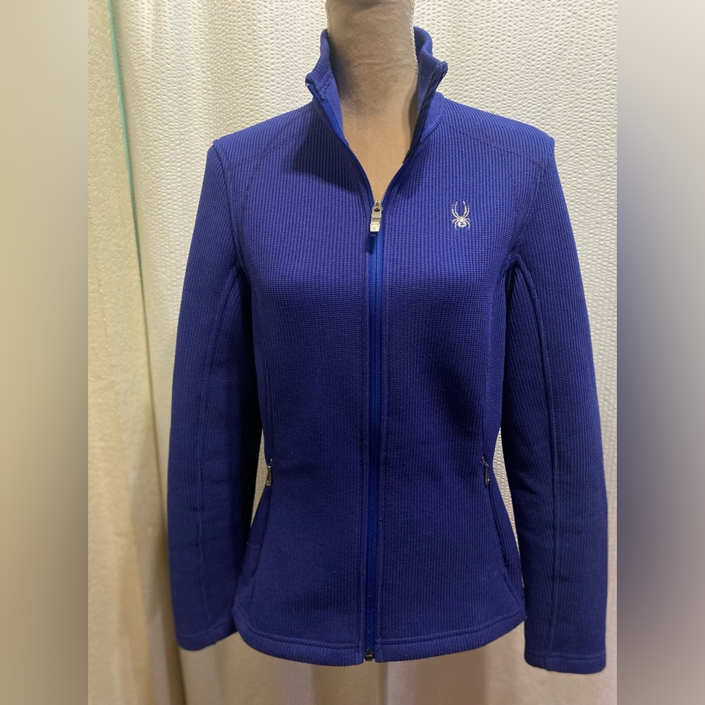 Spyder Women's Royal Blue Full-Zip Jacket